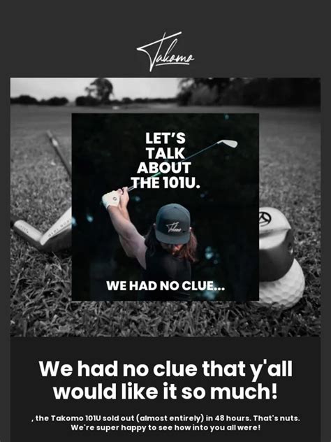 Takomo golf discount code reddit Golf Monthly Verdict