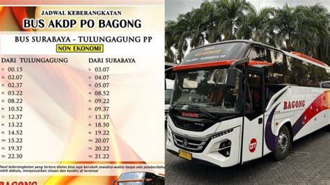 Tarif bus bagong jombang tuban  PO Bagong Kediri Start Term