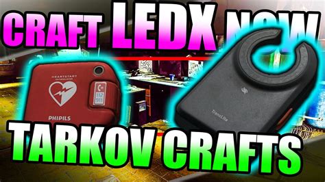 Tarkov ledx craft HELP US REACH 100K SUBSCRIBERS! hang with us on Twitch! you find these v