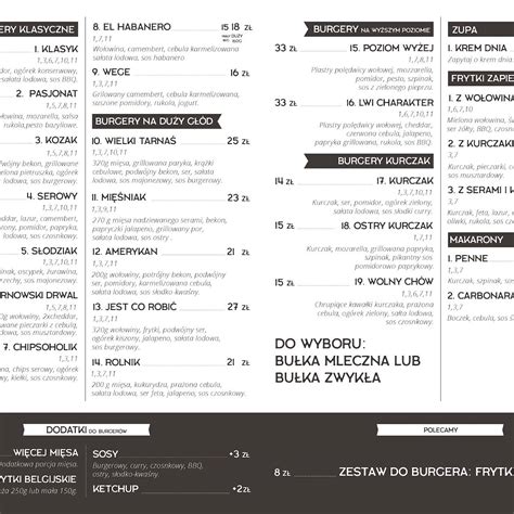 Tarnowski łącznik menu  Dziś vege-burger na łagodnie