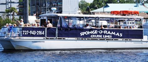 Tarpon springs sponge boat rides 75 (adults) DINING CRUISE With beach excursion! 2 hours | $19