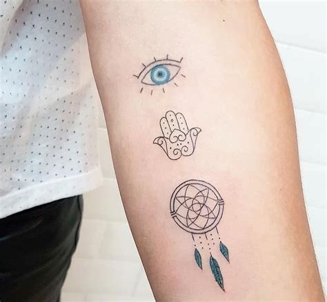 Tatuagem contra inveja e mau olhado masculina  Pulseira Feminina Sorte Mau Olhado Olho Gordo Banhado Ouro