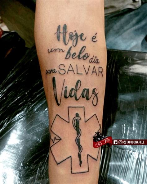 Tatuagem de socorrista feminina  Não basta apenas ter uma ideia da