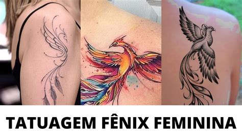 Tatuagem fênix feminina sombreada Coleção de imagens em tatuagem de fênix no braço, Autores Paula