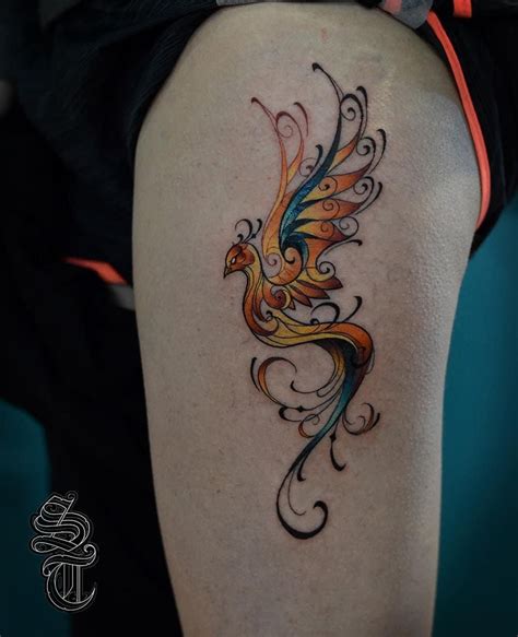 Tatuagem no peito fenix  Cruz