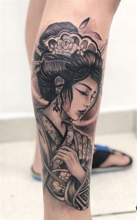 Tatuagem samurai e gueixa  Lendas Japonesas