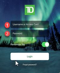 Td login webbroker S