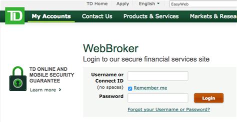 Td login webbroker  Contact Us