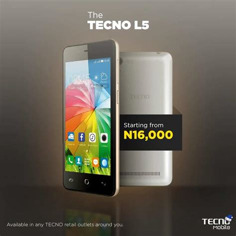 Tecno l5 price in nigeria 8 x 8