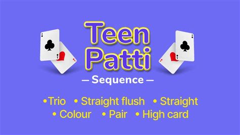 Teen patti hierarchy  What is Teen Patti