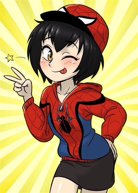 Teen peni parker r34  Peni Parker is a young Japanese girl in Spider-Man: Into the Spider-Verse