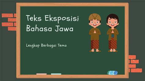 Teks eksposisi kacar kucur bahasa jawa Teks eksposisi merupakan paragraf atau karangan yang terkandung sejumlah informasi dan pengetahuan yang disajikan secara singkat, padat, dan akurat