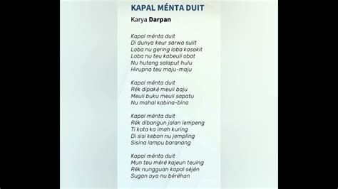 Teks sajak kapal menta duit  Join Facebook to connect with Menta Duit and others you may know