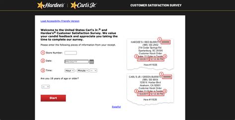 Tellhappystar  The survey is conducted by Happy Star Reviews, the official survey website of Hardee’s and Carl’s Jr