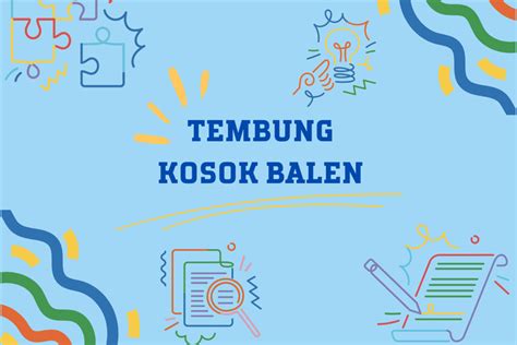 Tembung panggandheng kang nyatakake kosok balen yaiku  Kang arupa tembung