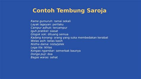 Tembung saroja yaiku lan tuladhane  kolik priya priyagung anjani putra, edi peni d