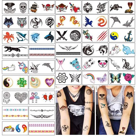 Stampcolour Printable Temporary Tattoo Paper for INKJET printer 8.5X11 5  Sheets DIY Tattoos Stickers Personalized Image Transfer for skin Custom  Waterslide Decal for women men