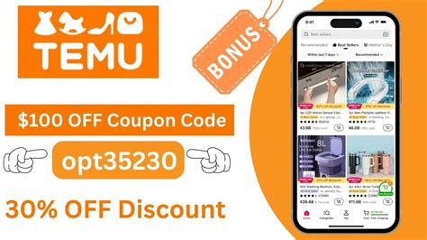 Temu 100 coupon bundle  Free returns Within 90 days