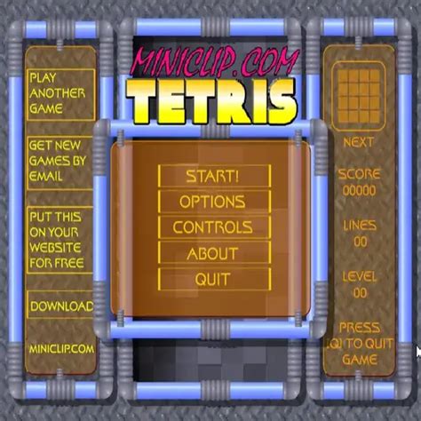 Tentrix miniclip  You can find this game in Tetris, For tablet sections, where also located a number of similar free online games