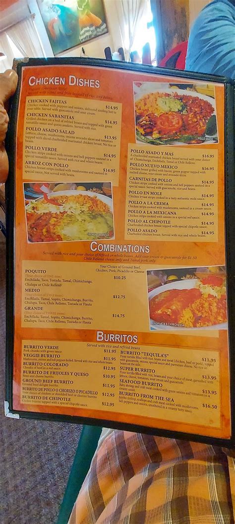 Tequila's mexican restaurant cortez menu  The price would have been acceptable if the food was good, the order was cor