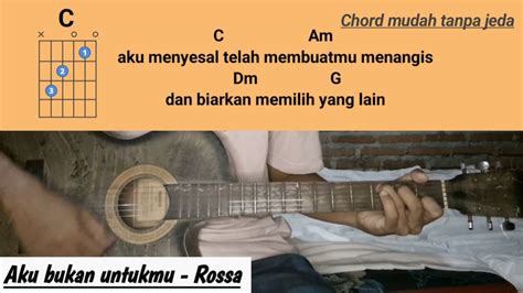 Tercipta untukku chord F# Bm memeluk dirimu kali ini saja Am D tuk ucapkan selamat tinggal G untuk selamanya F#m Bm dan biarkan rasa ini Em A bahagia untuk sekejap saja