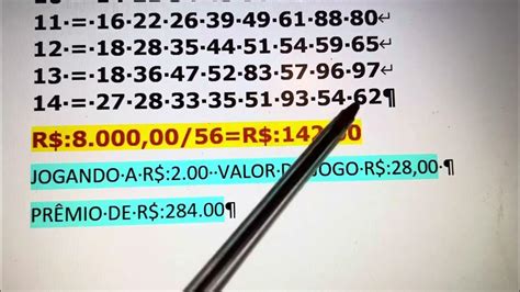 Terno de dezena combinado com 40 dezenas  Duque de Dezena – R$200 a R$300