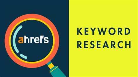 Test ahrefs how to do keyword research  One of the most popular is the Google Keyword Planner