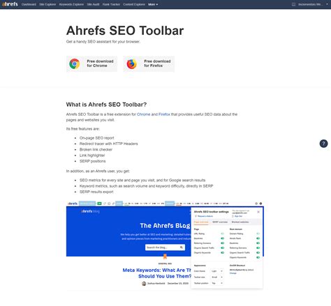 Test ahrefs toolbar extension  Access and compare link metrics across pages while viewing any SERP