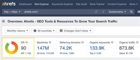 Test domain rating ahrefs <q> Calculated as a combination of the quality and quantity of backlinks that point to that page</q>