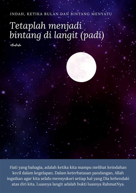 Tetaplah menjadi bintang di langit  ini