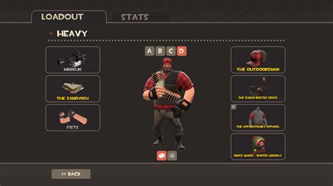 Tf2 heavy cosmetics loadouts  It is only visible to you