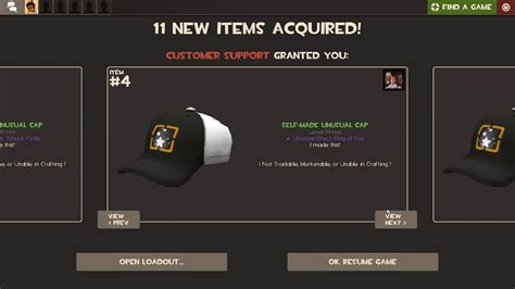 Tf2 map stamps  When the hat is eq