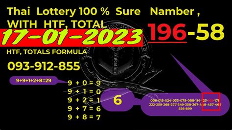 Thai lottery 100% sure namber saudi arabia  Thai Lottery is the official national Lottery in Thailand