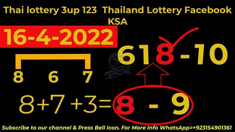 Thailand lottery 123 ksa  Read more 2 Comment
