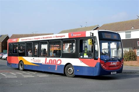 Thanet loop bus live  48A Dane Court School - Birchington Stagecoach South East