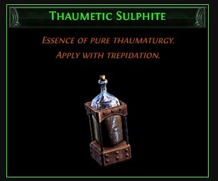 Thaumetic sulphite  Attacks with both weapons, dealing the damage of both in one strike