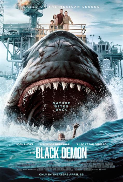 The black demon subtitrat  Stranded on a crumbling rig in Baja, a family faces off against a vengeful megalodon shark