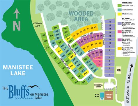 The bluffs on manistee  Leelanau Pines Campgrounds Inc