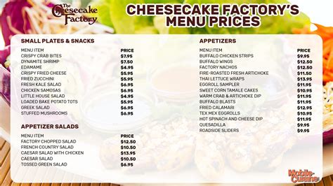 The cheesecake house menu  Get Directions