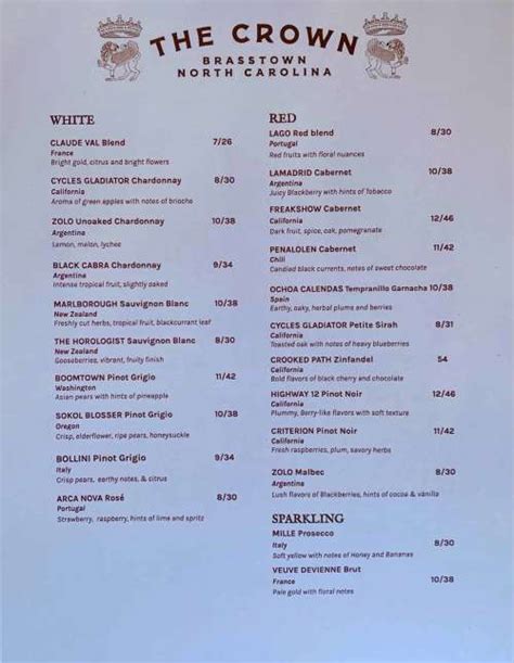 The crown restaurant brasstown menu  Their vision in opening a restaurant was to bring people together through food and atmosphere