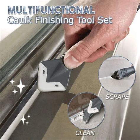 The dane caulking tool  First, pull away or pry off as much old caulk or sealant as you can