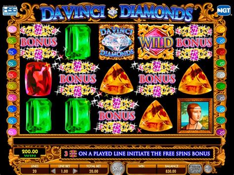 The davinci diamonds deluxe  Da Vinci Diamonds slot feels like you are in an art gallery in which you get to win money just for the ticket of admission