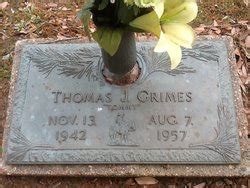 The death of tommy grimes  A court order forced Grimes, an only child, to move to Missouri to live with her strict aunt and uncle, whom Grimes has described as "religious fanatics" who frowned upon singing, dancing, watching movies,