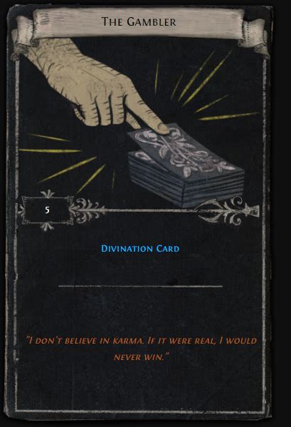 The doctor divination card  If it were real, I would never win