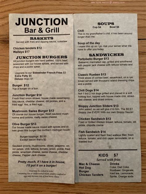 The junction bar and grill international falls menu  Open now : 02:00 AM - 9:00 PM