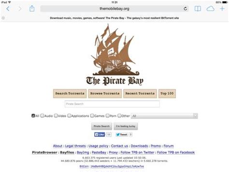 The pirate bays download music games  The home to all torrent files in the world