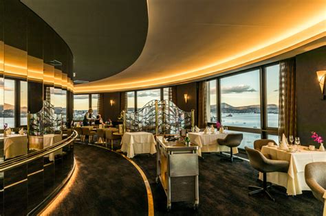 The point revolving restaurant  Our French-inspired menu weaves some of Tasmania’s finest