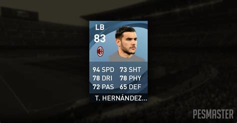 Theo hernandez pes stats  T