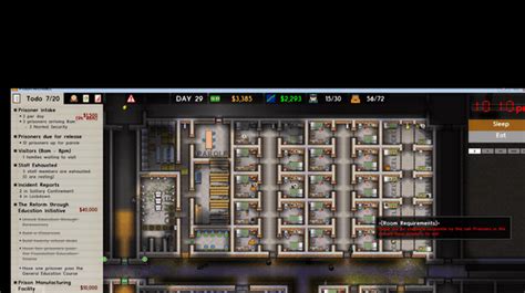 There are no canteens accessible by this cell you can go to all canteens and it's saying they cant, need help im tryna build a big prison and this is an issue