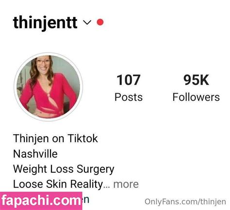 Thinjentt onlyfans leaked  body positive weight loss loose skin business inquire email Thinjen82@gmail